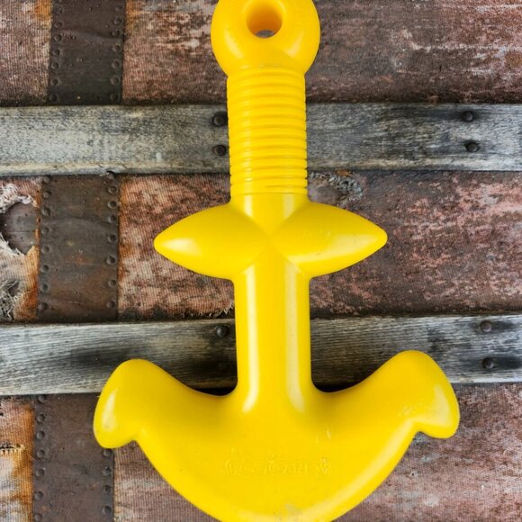 Poolcandy Pool Raft Anchor BRIGHT Yellow - Picture 2 of 5